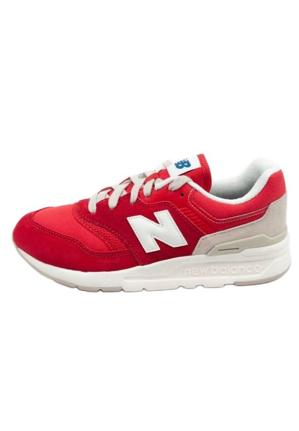 Buty New Balance GR997HBS białe czerwone. Zapięcie: sznurówki. Kolor: czerwony, biały, wielokolorowy. Materiał: materiał. Szerokość cholewki: normalna