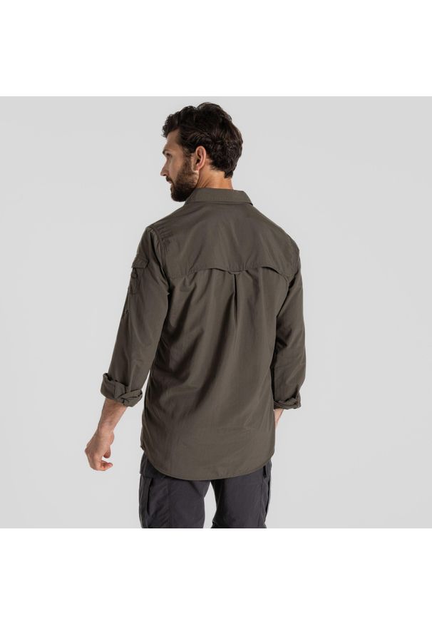 CRAGHOPPERS - Koszula podróżnicza męska Craghoppers NosiLife Adventure LS Shirt III. Kolor: zielony