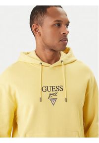 Guess Jeans Bluza M6RQ26 KCPR1 Żółty Regular Fit. Kolor: żółty. Materiał: bawełna #3