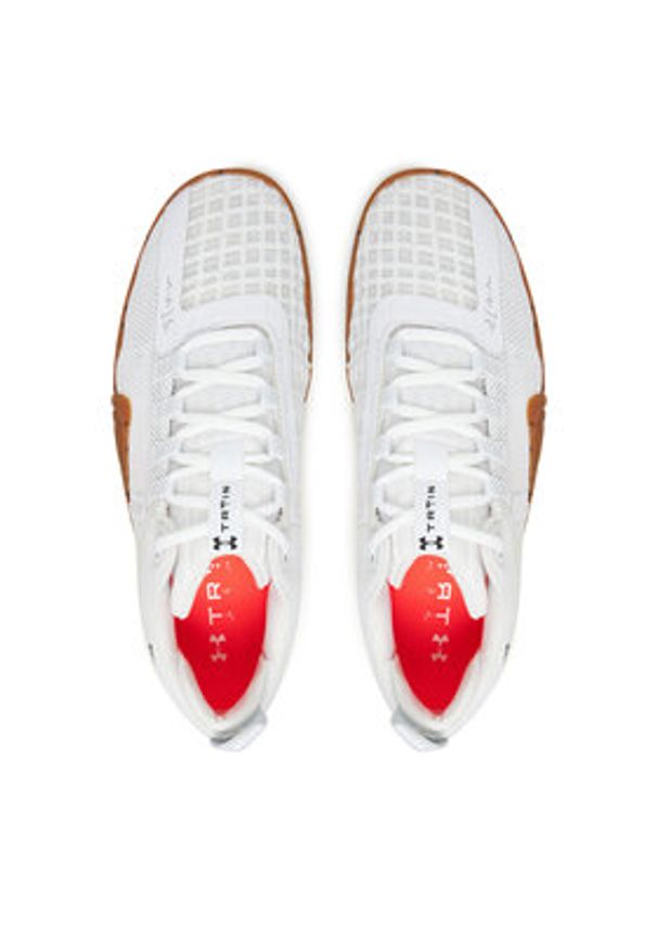 Under Armour Buty na siłownię UA TriBase Reign 7 3027341 Biały. Kolor: biały. Materiał: materiał. Sport: fitness