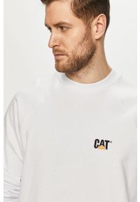 CATerpillar - Caterpillar - Bluza. Okazja: na co dzień. Kolor: biały. Styl: casual #4