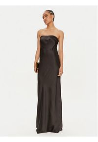 NORMA KAMALI Sukienka wieczorowa ST1243CBC95001 Czarny Relaxed Fit. Kolor: czarny. Materiał: syntetyk. Styl: wizytowy #4