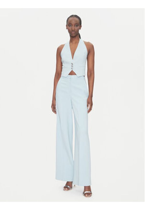 Pinko - PINKO Kamizelka 104931 A213 E28 Niebieski Regular Fit. Kolor: niebieski. Materiał: wiskoza