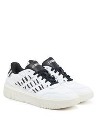 Adidas - adidas Sneakersy Courtblock JI2210 Biały. Kolor: biały. Materiał: skóra #2