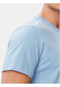 Beverly Hills Polo Club T-Shirt P-SS26M-TS414000 Niebieski jasny Regular Fit. Typ kołnierza: polo. Kolor: niebieski. Materiał: bawełna #4