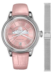 AVIATOR - Zegarek damski Aviator V.1.33.0.257.4-SET srebrny. Kolor: srebrny #1