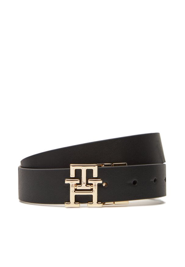 TOMMY HILFIGER - Pasek Damski Tommy Hilfiger. Kolor: czarny