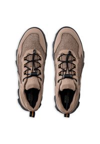 ecco - Buty outdoorowe męskie brązowe ECCO MX M. Kolor: brązowy. Materiał: materiał, syntetyk. Szerokość cholewki: normalna