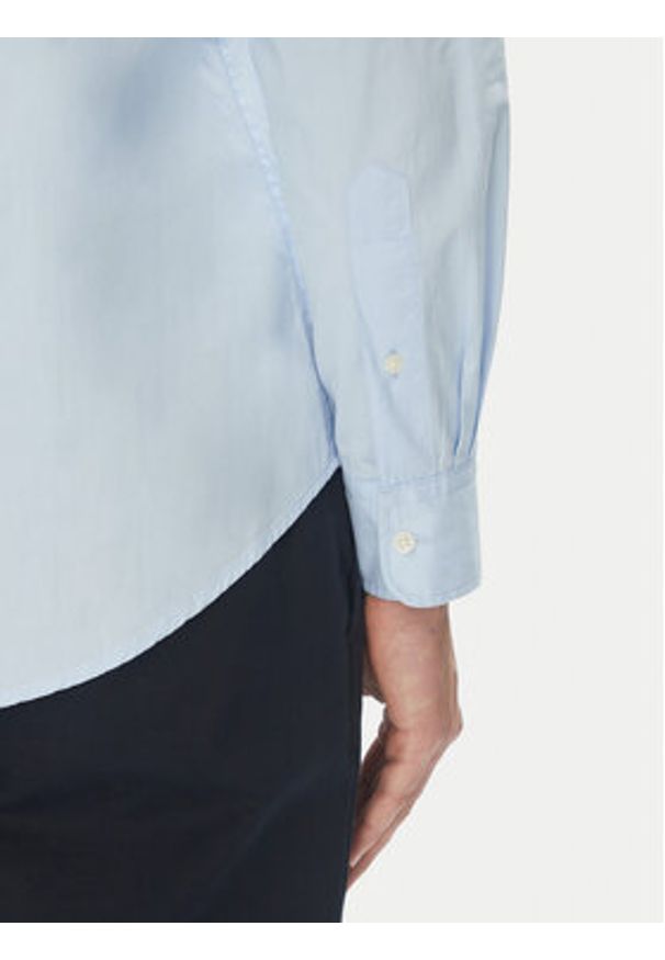 TOMMY HILFIGER - Tommy Hilfiger Koszula MW0MW39966 Błękitny Regular Fit. Kolor: niebieski. Materiał: bawełna