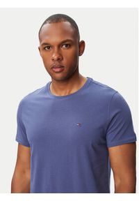 Tommy Jeans T-Shirt Jersey DM0DM04411 Niebieski Regular Fit. Kolor: niebieski. Materiał: bawełna #5