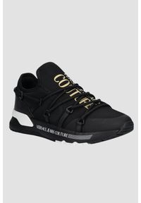 Versace Jeans Couture - VERSACE JEANS COUTURE Czarne męskie sneakersy Fondo Dynamic Dis. Sa6, Rozmiar 41. Kolor: czarny #2