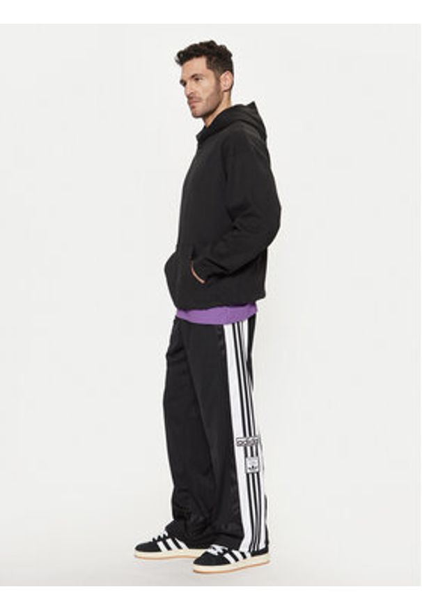 Adidas - adidas Bluza Premium Essentials JC9572 Czarny Loose Fit. Kolor: czarny. Materiał: bawełna