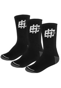 Skarpetki Sportowe Męskie długie EXTREME HOBBY HASHTAG – zestaw 3 par. Kolor: czarny. Sport: turystyka piesza, fitness #1