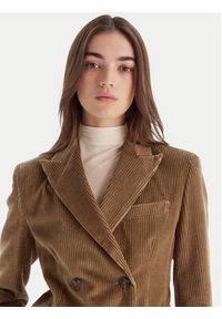 Weekend Max Mara Marynarka Katanga 2525046062 Brązowy Regular Fit. Kolor: brązowy. Materiał: bawełna