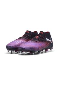 Puma - Buty piłkarskie FUTURE 8 ULTIMATE MxSG PUMA Black White Glowing Red. Kolor: biały, czerwony, wielokolorowy, czarny. Materiał: materiał, syntetyk, tkanina. Sport: piłka nożna