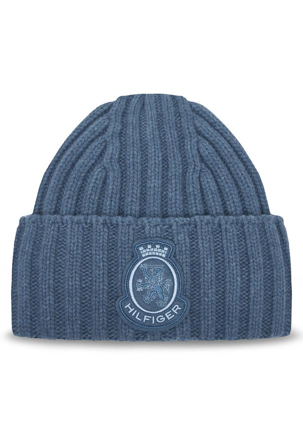TOMMY HILFIGER - Czapka Tommy Hilfiger. Kolor: niebieski