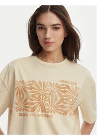 Billabong T-Shirt Wander Across EBJZT00483 Beżowy Loose Fit. Kolor: beżowy. Materiał: bawełna #5