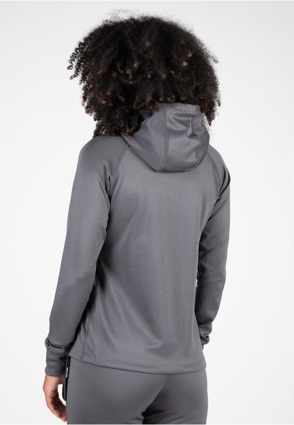 GORILLA WEAR - Halsey Kurtka dresowa - Szary. Kolor: szary. Materiał: dresówka. Sport: fitness