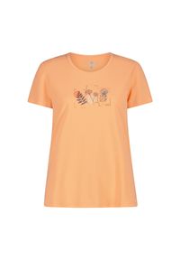 Koszulka damska turystyczna CMP 38T6656. Kolor: żółty, wielokolorowy, pomarańczowy. Sport: turystyka piesza #1