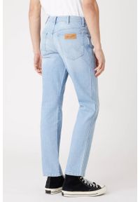 Wrangler - WRANGLER TEXAS SLIM MĘSKIE SPODNIE JEANSOWE CLEAR BLUE W12SZH280 #4