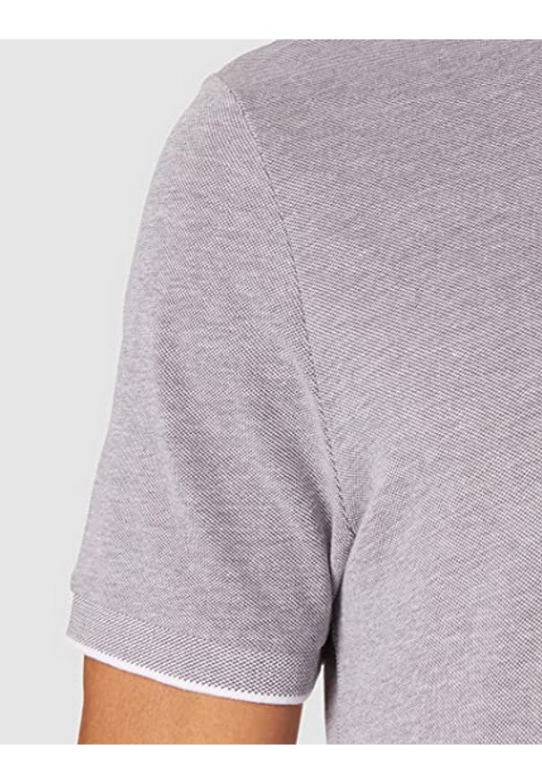 Wrangler - WRANGLER SS REFINED POLO MĘSKI T-SHIRT TORNADO GREY W7MDK570C 112131914. Typ kołnierza: polo