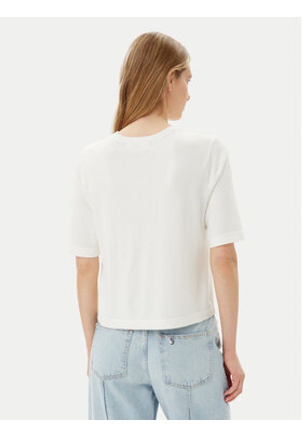 Vero Moda Sweter Silje 10320460 Biały Oversize. Kolor: biały. Materiał: wiskoza