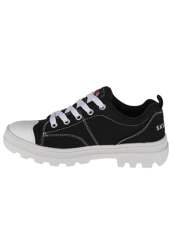 skechers - Buty do chodzenia dziewczęce, Skechers Roadies-True Roots. Zapięcie: sznurówki. Kolor: czarny. Materiał: materiał, tkanina. Szerokość cholewki: normalna. Sport: turystyka piesza