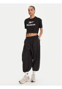 Reebok T-Shirt RK25319CCW Czarny Regular Fit. Kolor: czarny. Materiał: bawełna #5