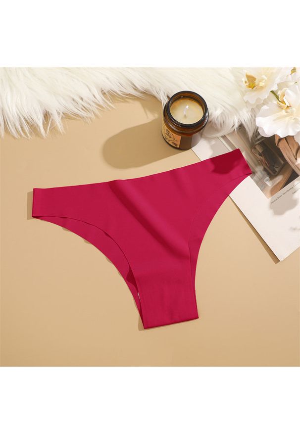 Intica - Figi bezszwowe niewidoczne pod ubraniem Ghazala. Kolor: czerwony. Materiał: materiał, skóra