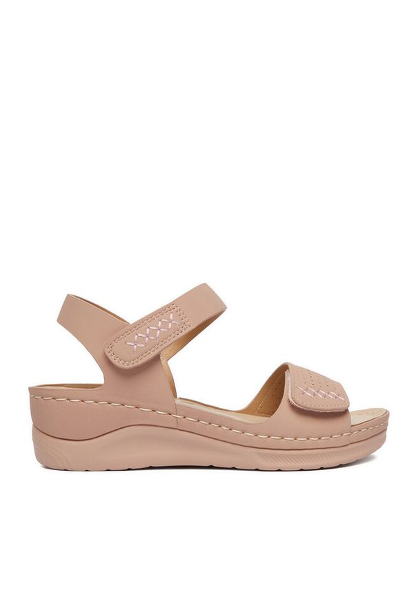 Sandały Go Soft. Kolor: różowy