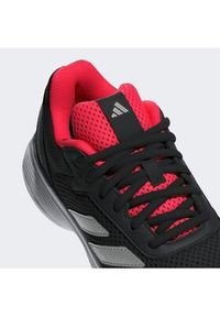 Adidas - adidas Buty do tenisa Courtflash JR4451 Czarny. Kolor: czarny. Materiał: materiał. Sport: tenis #4