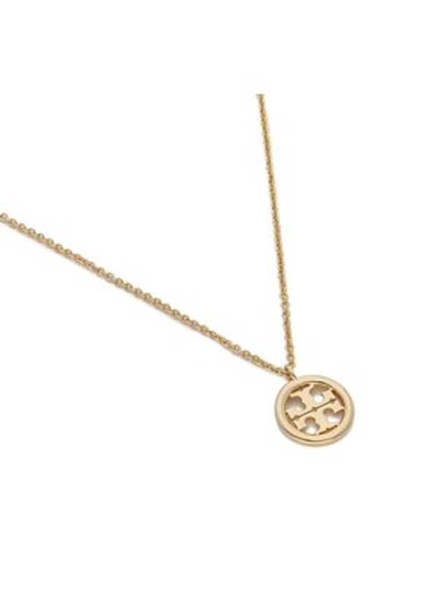 Tory Burch Naszyjnik Miller Pendant Necklace 137185 Złoty. Materiał: metalowe. Kolor: złoty