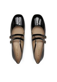 Coach Czółenka Angelina Mary Jane CX041 Czarny. Kolor: czarny. Materiał: lakier, skóra #6