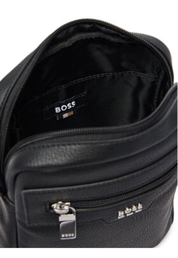 BOSS Saszetka Lewys 50562918 Czarny. Kolor: czarny. Materiał: skóra