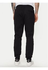 Versace Jeans Couture Spodnie dresowe 76GAAE05 Czarny Regular Fit. Kolor: czarny. Materiał: bawełna #4