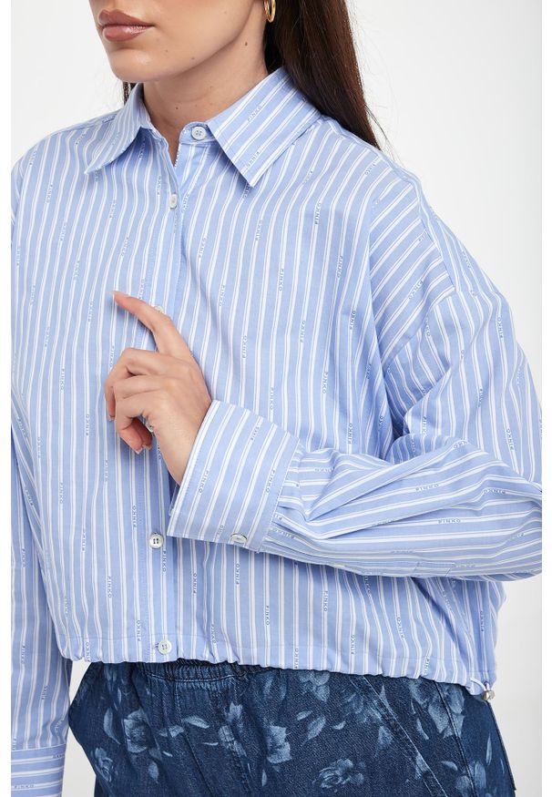 Pinko - Koszula damska w paski Cammie PINKO. Wzór: paski