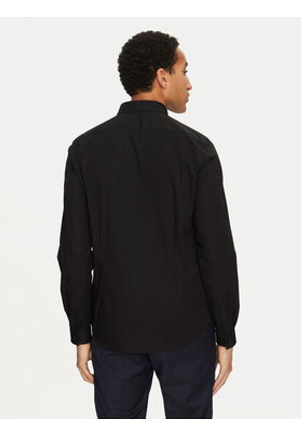 Calvin Klein Koszula K10K112743 Czarny Extra Slim Fit. Kolor: czarny. Materiał: bawełna
