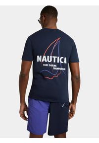 T-shirt męski Nautica Andrei. Kolor: niebieski