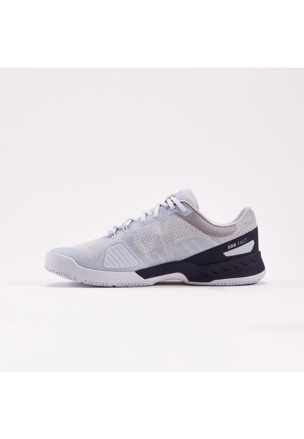 ARTENGO - Buty do tenisa męskie Artengo Fast na każdą nawierzchnię. Kolor: szary, niebieski, wielokolorowy. Szerokość cholewki: normalna. Sport: tenis