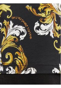Versace Jeans Couture T-Shirt 78HAH613 Czarny Regular Fit. Kolor: czarny. Materiał: bawełna #3