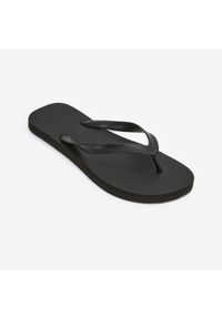 Decathlon - Japonki męskie Olaian 100. Okazja: na plażę. Kolor: czarny. Styl: sportowy #1