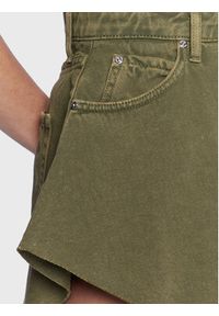 Pinko Szorty jeansowe Calma 100395 A0I2 Zielony Regular Fit. Kolor: zielony. Materiał: jeans, bawełna #5
