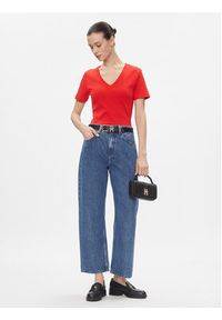TOMMY HILFIGER - Tommy Hilfiger Jeansy Loose Straight Rw Lea WW0WW40637 Niebieski Loose Leg. Kolor: niebieski