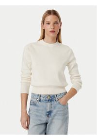 TOMMY HILFIGER - Tommy Hilfiger Sweter Full WW0WW52298 Kremowy Regular Fit. Kolor: kremowy. Materiał: bawełna #1