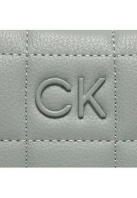 Calvin Klein Torebka Ck Square Quilt K60K612331 Szary. Kolor: szary. Materiał: skórzane #5