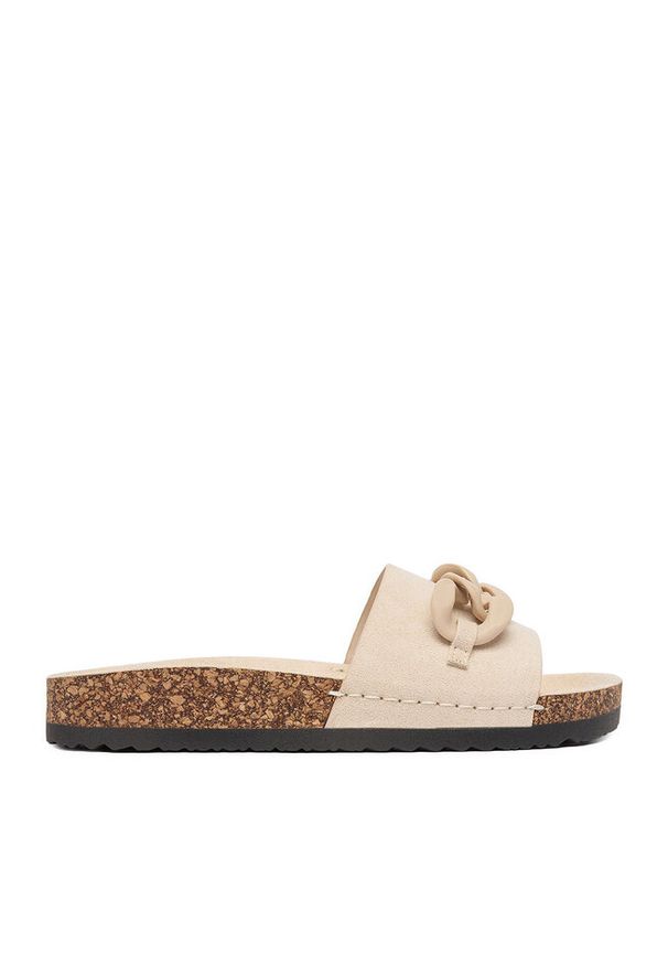 Jenny - Klapki JENNY. Kolor: beżowy