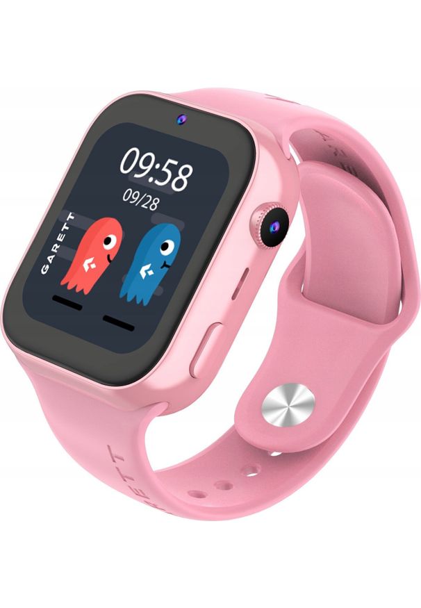 GARETT - Smartwatch Garett Kids Twin 2 4G różowy. Rodzaj zegarka: smartwatch. Kolor: różowy