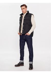 Jack & Jones - Jack&Jones Kamizelka 12246676 Czarny Regular Fit. Kolor: czarny. Materiał: syntetyk