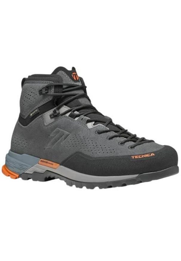 TECNICA - Buty trekkingowe męskie Tecnica Sulfur Mid Ms Gtx. Wysokość cholewki: za kostkę. Zapięcie: sznurówki. Kolor: szary. Materiał: materiał, syntetyk, tkanina. Szerokość cholewki: normalna