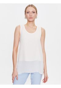 Marella Top Isolana 2331610133 Écru Regular Fit. Materiał: syntetyk
